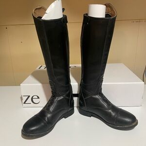 Kids Black Riding Boots